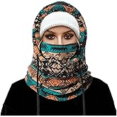 MVPTOO Ski Mask Balalclava Windproof Face Mask Warm Fleece Neck Cover for Cold Weather Helmet Hood for Men & Women