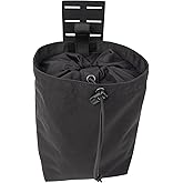 Gwild Concepts Tactical Dump Pouch - Mag MOLLE Dump Pouch Ultralight Foldable Mag Dump Pouch Utility Pouch for Battle Duty Belt, Black