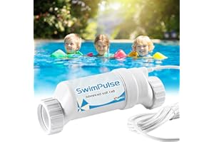 SWIMPULSE Salt Cell Plate Up to 15,000 Gallons Swimming Pool Salt Chlorine Generator, Salt Cell for In-Ground Pool Fits for Hayward W3T-CELL-15 BLW1T15H