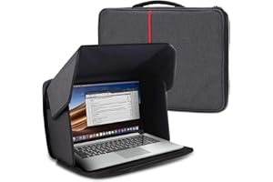 WODHMIEY Universal Laptop Sun Shade, Outside Laptop Sun Glare Shield Cover for 16 Inch Laptop, Lightweight Foldable Protects 