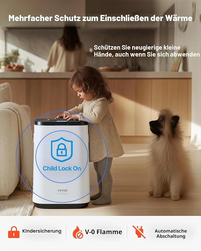 20 L Handtuchwärmer mit LED-Bildschirm und U-förmiger Kontrollleuchte, Handtuch Wärmegerät mit einstellbarem Timer für Badezimmer, Bademantel, Decke und Pyjama, automatische Abschaltung, weiß
