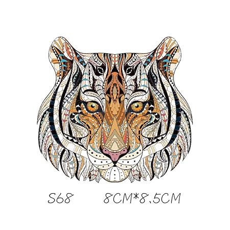 Prom-near Patches zum aufbügeln Patch Sticker Ethnische Art Tiere DIY Kleidung Patches Aufkleber für T-Shirt Jeans Kleidung T