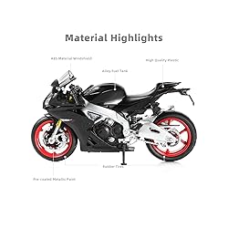 Risopen July 4th Gift for Boys 1:12 Motorcycle