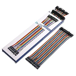ELEGOO 120pcs Multicolored Dupont Wire 40pin Male