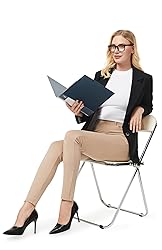 AFITNE Women's Yoga Dress Pants Skinny Pull On Work