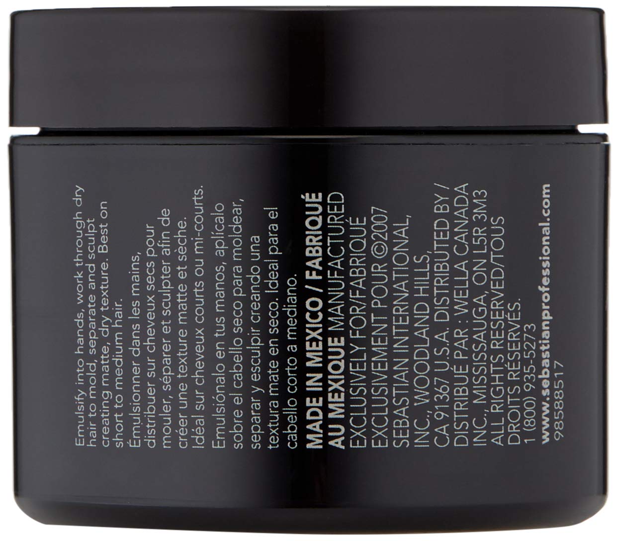 Sebastian Craft Clay, Remoldable Texturizing Hair Clay, 1.7 oz: Premium Beauty