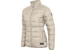 URBAN BUCK Packable Puffer Jacket Women with Hood – 32 Degree Lightweight Quilted Winter Puff Foldable Jacket for Women