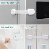 LifenC Adjustable Child Safety Locks 8 Pack Kitchen Cupboard Cabinets Drawers view 6