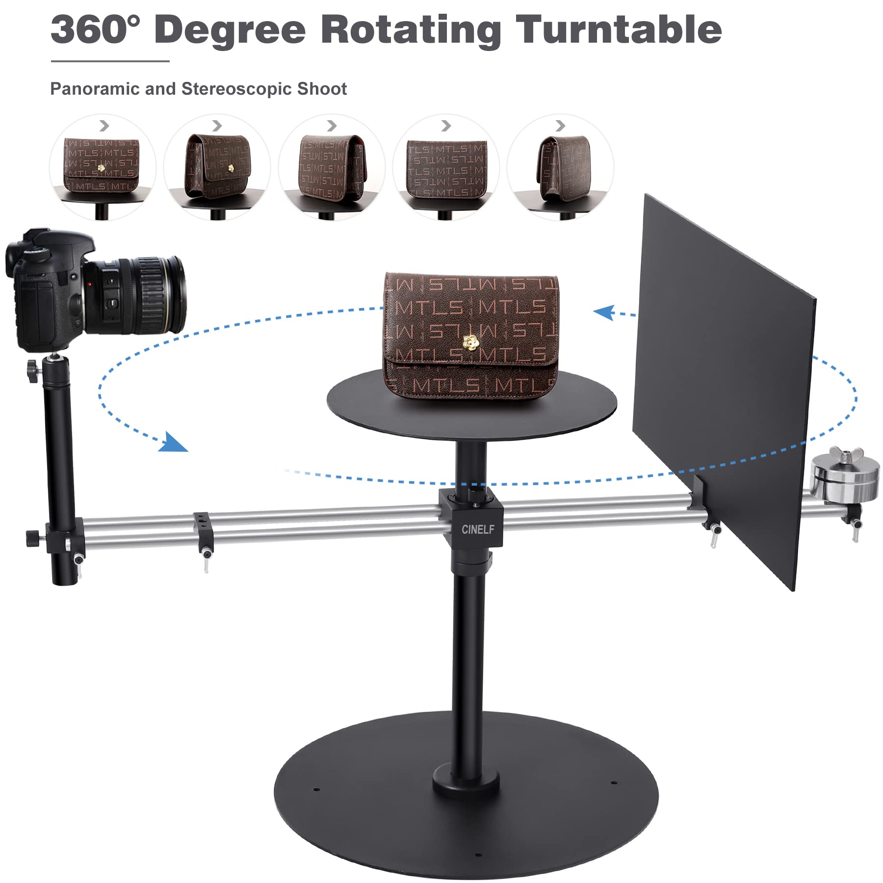 Mua CINELF Photography Turntable, Spin Table Platform 50LB 360 Photo ...
