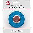 Cramer Team Color Athletic Tape, Easy Tear Tape for Ankle, Wrist, & Injury Taping, Protect & Prevent Injuries, Promote Healing, Athletic Training Supplies, 1.5" X 10 Yard Roll, Colored at Tape