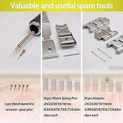 GLDCAPA Watch Link Removal Kit, Watch Band Sizing