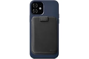 Distil Union Wally Junior | Apple MagSafe-Compatible Wallet, Leather Card Holder for iPhone, with Quick Access Pull-Tab