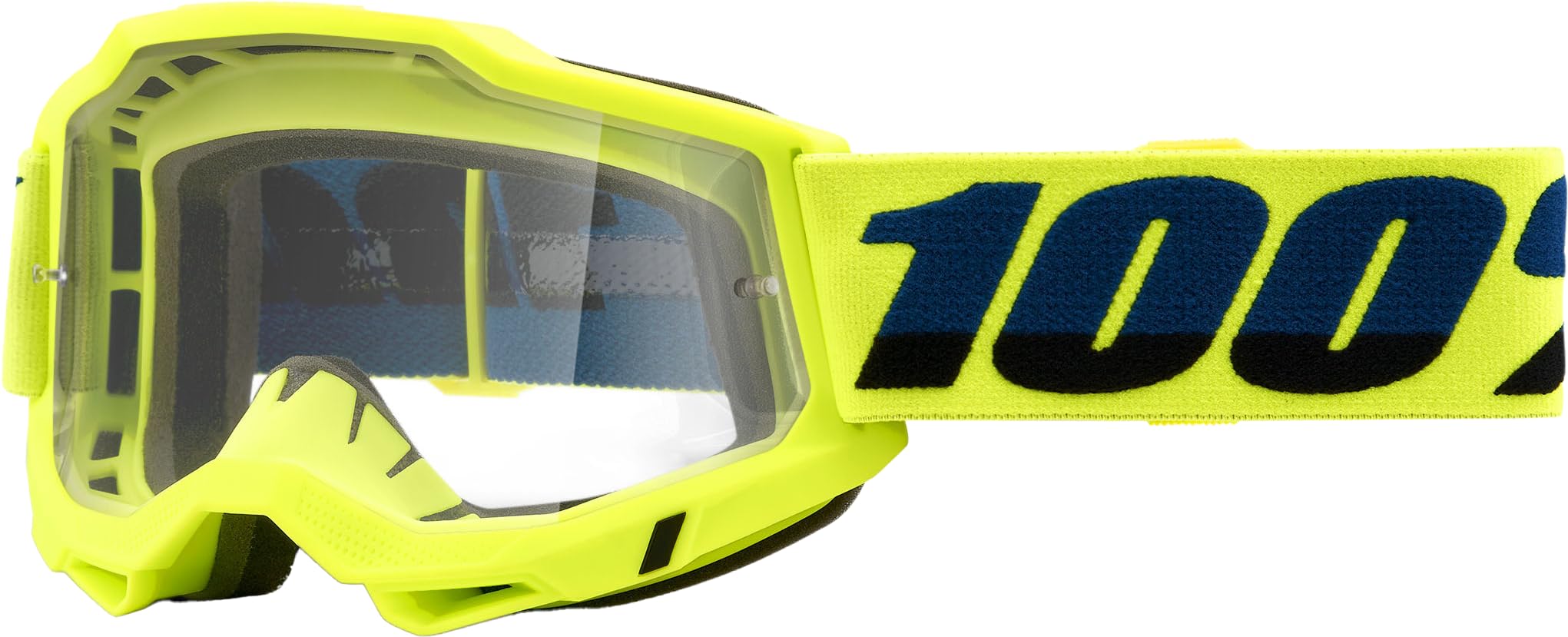 100% ACCURI 2 Fluo/Yellow Glasses - Clear Lens