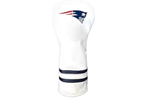 Team Golf NFL White Vintage Fairway Golf Club Headcover, Form Fitting Design, Retro Design