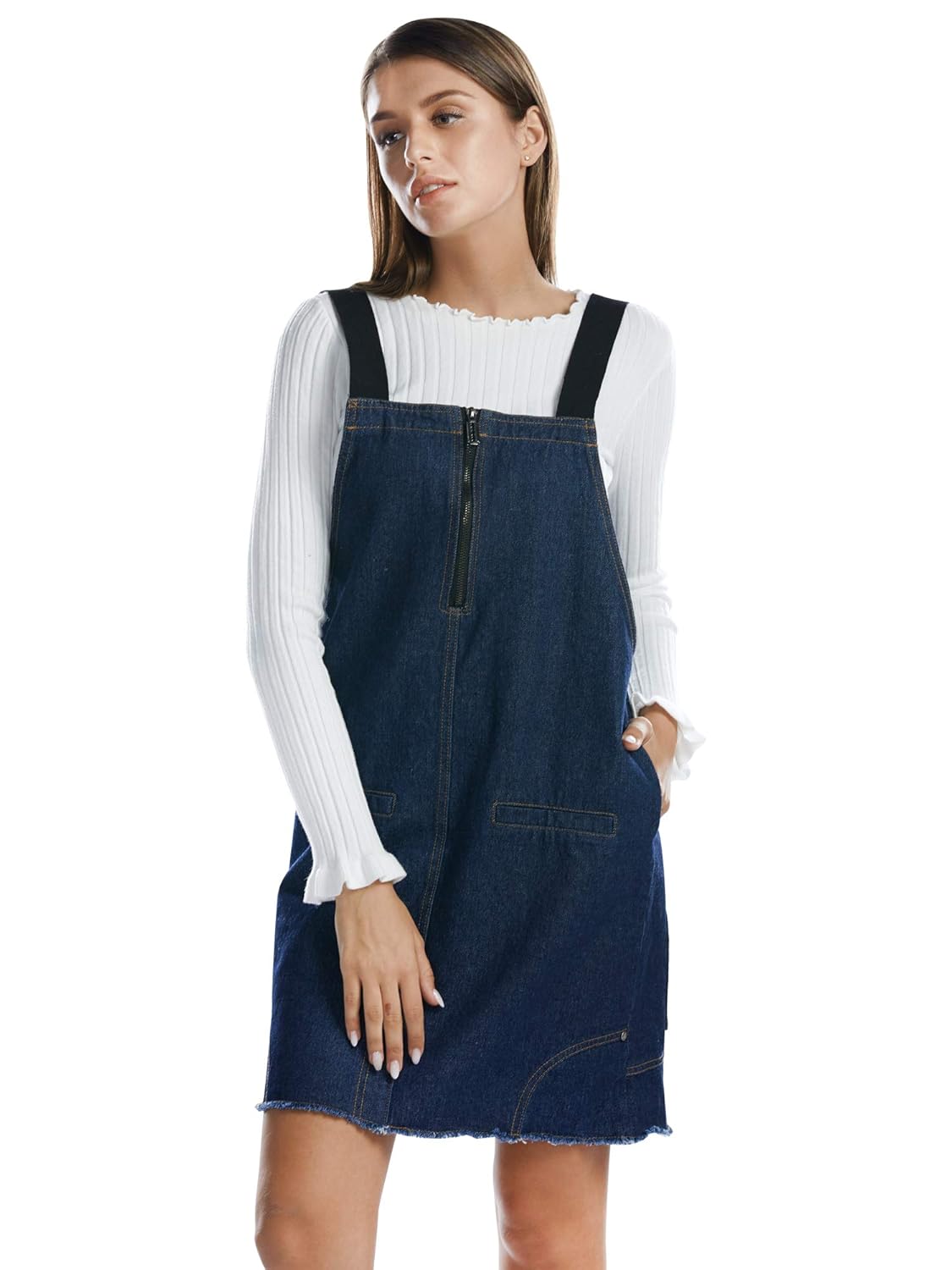 distressed jeans dress