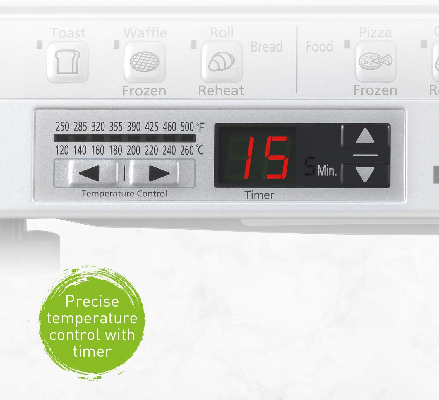 Panasonic FlashXpress Compact Toaster Oven with Double Infrared Heating, Crumb Tray and 1300 Watts of Cooking Power - 4 Slice Countertop Toaster Oven - NB-G110P (Stainless Steel): Kitchen & Dining