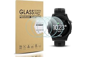 Diruite 4-Pack for Garmin Forerunner 935 Screen Protector Tempered Glass for Forerunner 935 [2.5D 9H hardness] [Anti-Scratch] [No-Bubble]