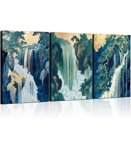 Amazon.com: Bob Ross Spectacular Waterfall Art Print