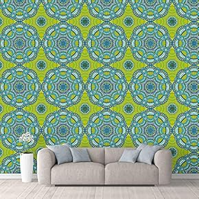 Wall Mural Beautiful Pattern Colorful Texture Removable Self-Adhesive Large Wallpaper - 66x96 inches