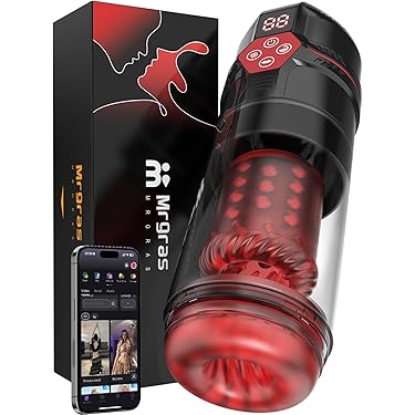 amazon male sex toys XBONP Automatic Male Masturbator Cup with 7 Vibrating & Sucking Modes, Adult  Toy for Men main image 1