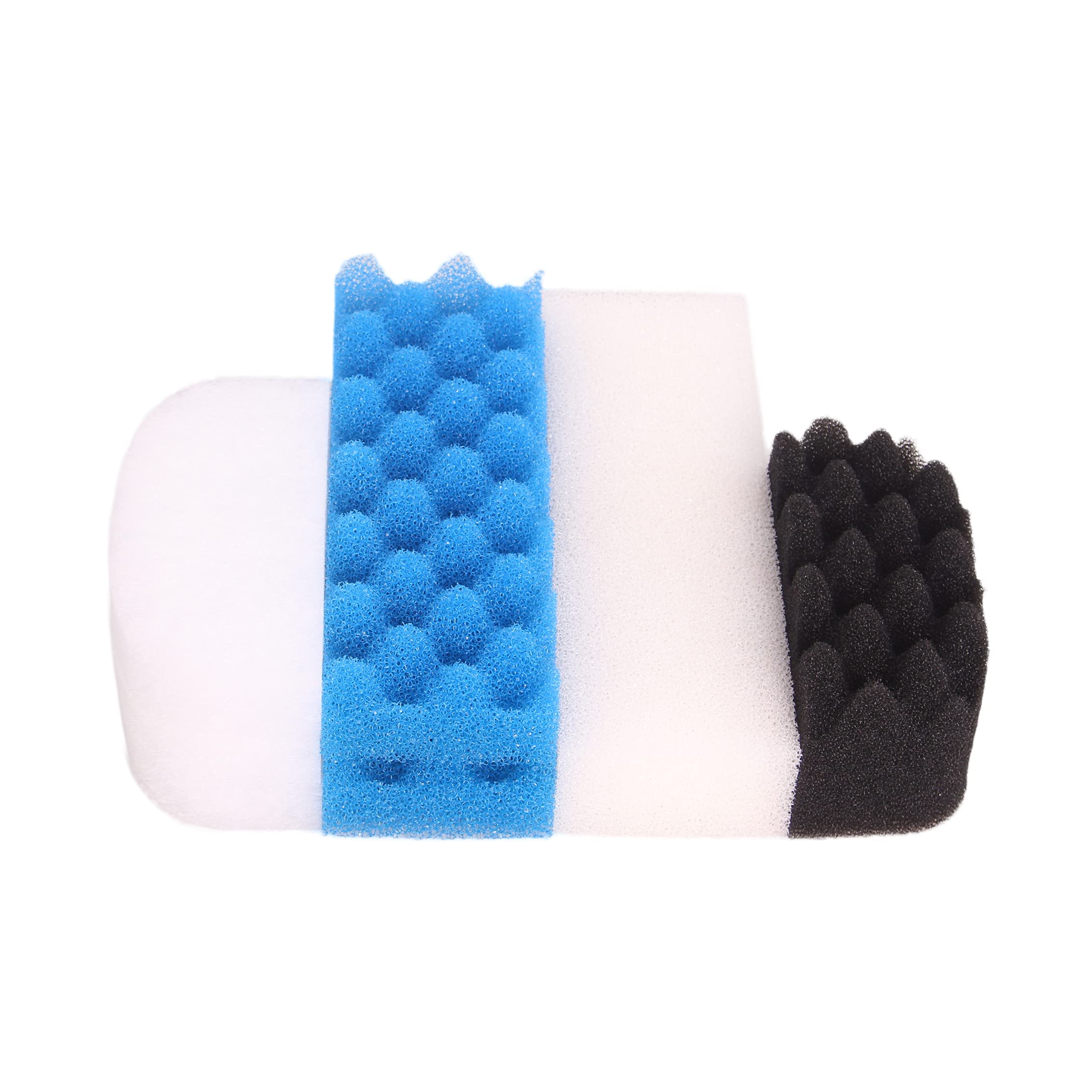 INGVIEE Compatible Value Pack Fit for Fluval 206 207 Filter (3x Polishing Pad, 2x Plain Foam, 1x Bio-Foam, 2x Bio Foam Max)