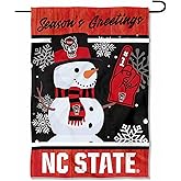 North Carolina State Wolfpack Holiday Winter Snow Garden Banner Flag