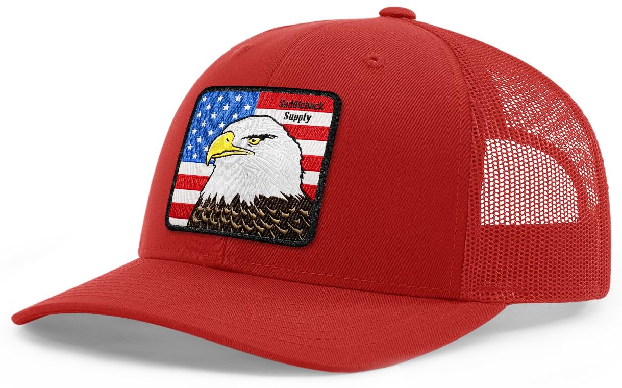 Saddleback Supply Wild West Trucker Hat - Patriotic