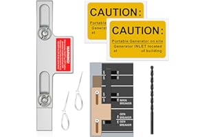 INZIZIK Generator Interlock Kit Square D for Homeline Meter Main 150 or 200 amp Breaker, Generator Interlock Kit for Safe Usage of Portable Power