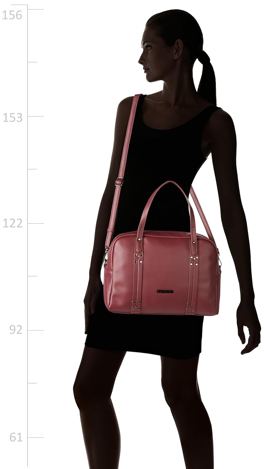 caprese kia women's satchel (plum)