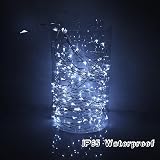 Lezonic Fairy Lights Battery 2Pack 13M 120LED Copper Wire IP65 8 Modes view 5