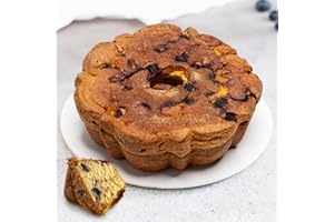COFFEECAKES My Grandma's New England Blueberry Coffee Cake - Moist and Flavorful Coffee Cake - Maple Sweetened Cake for Special Occasions - 1.75 Pound (Traditional Blueberry Coffee Cake)