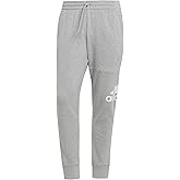 adidas Men's Essentials French Terry Cuffed Logo Pants