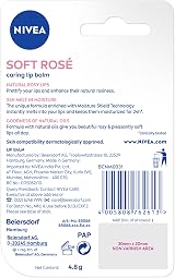 Nivea Lip Soft Rose Balm Jojoba Oil Moisturising Lip Care Rose Sheen view 9