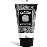 Speedball Water Soluble Block Printing Ink, Black, 2-1/2 Ounces - 380663