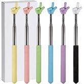 6PCS Pointer Finger Stick, Extendable Finger Pointer Stick, Teacher Pointer | For Classroom, Whiteboard &amp; Blackboard Presentations, Essential Teaching Supplies for Teachers, Retractable, Colorful