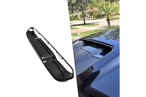 YIPMOTIV Car Front Engine Hood Scoop Air Intake Grille for Dodge Ram 1500 TRX RHO Pickup Truck 2019 2020 2021 2022 2023, Genuine Carbon Fiber Turbo Bonnet Airvent Filter Outlet Trim