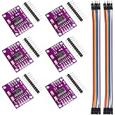 AEDIKO 6pcs HX711 Load Cell Electronic Weighing Sensor High-Precision Electronic Weighing Sensor 24-bit AD Dual-Channel Converter Module CJMCU-711 with M/F Cable