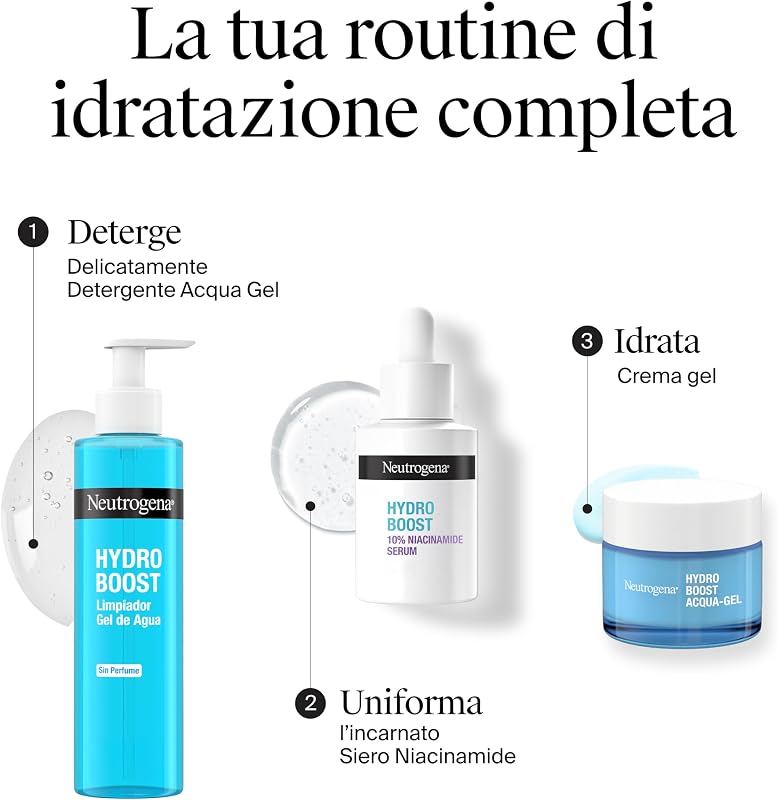 Hydro Boost 10% Siero Niacinamide, Idratante e Esfoliante, 30 ml
