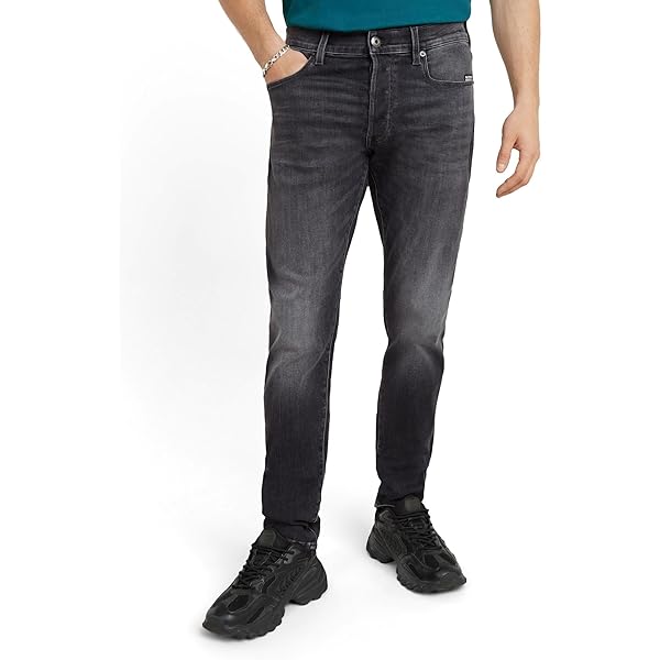 G-STAR Raw - Mens Airblaze 3D Skinny Jeans, Color Pitch Black