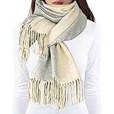 lifwimner Winter Scarf for Women Pashmina Shawls and Wraps Ladies Cashmere Feel Reversible Scarves for Evening Wedding Dress