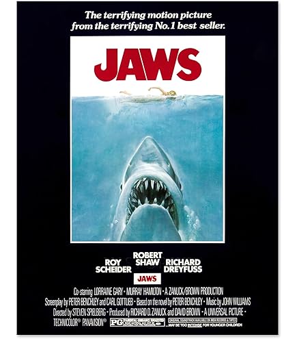 Amazon.com: Jaws 3-D 27x40 Movie Poster (1983): Lithographic