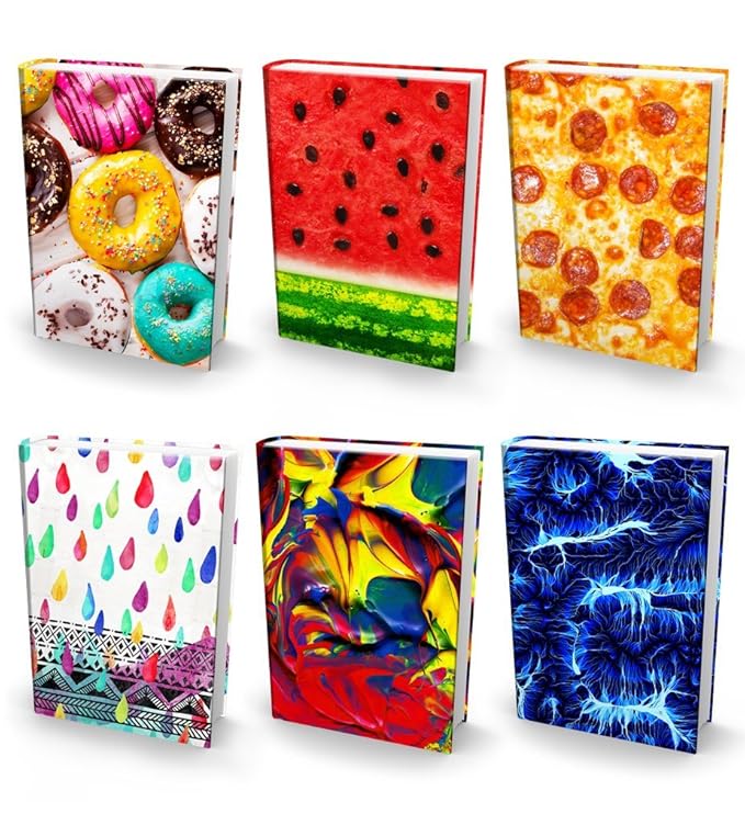 Book Sox Stretchable Book Cover Jumbo 6 Print Value Pack