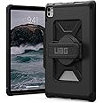 URBAN ARMOR GEAR UAG Designed for iPad Pro 11" Case (5th Gen, 2024, M4) A2836, A2837, A3006 Rugged Military Grade Dropproof Folio Cover with Pencil Holder & 360 Rotating Hand Strap, Metropolis Black