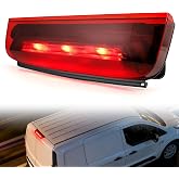 Turvysen Center High Mount Stop Light Third Brake Light Assembly Compatible with 2014-2023 Ford Transit Connect, 2014-2020 Ford Transit Custom Repalces 923-299, DT1Z13A613A