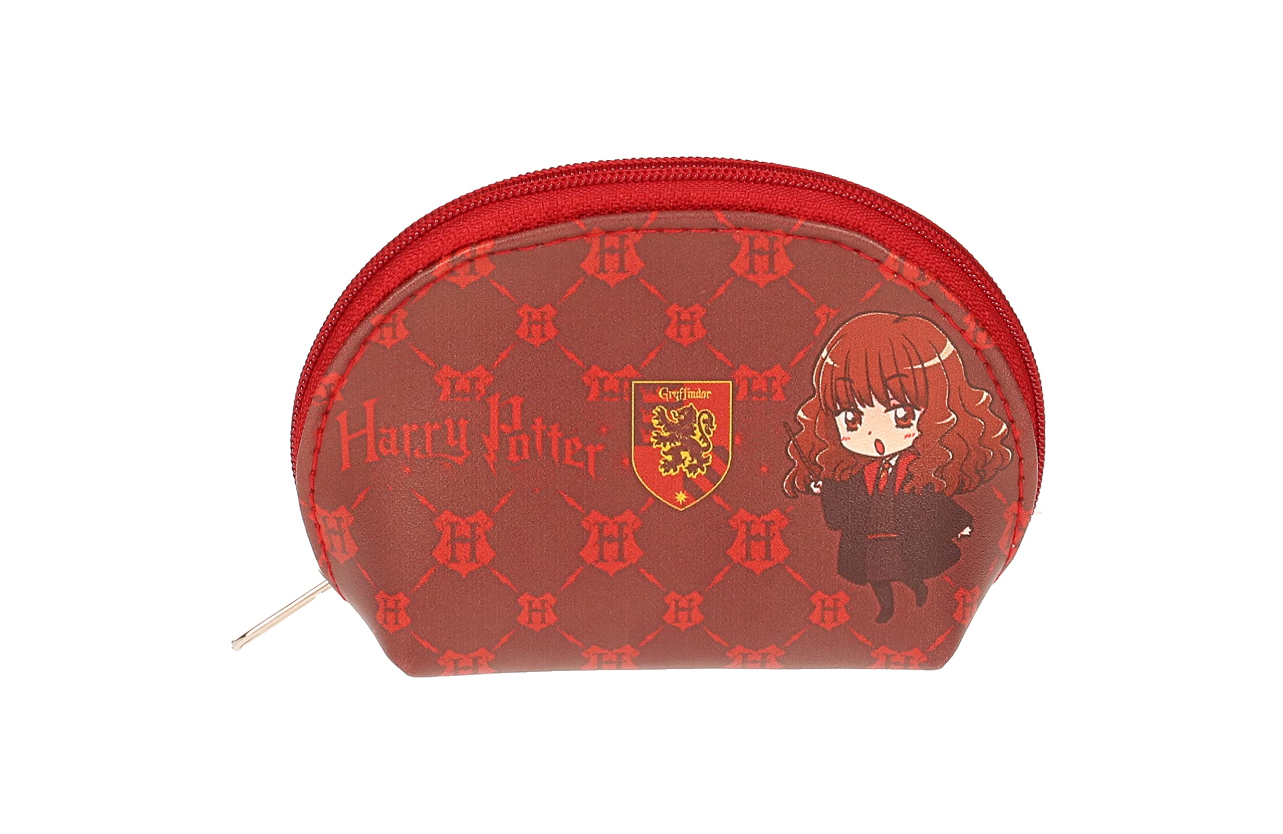 SD TOYS -SD Merchan Oval Pencil Case Gryffindor Drawings Hermione Harry Potter, Color (SDTWRN24162)