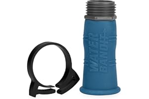 Camco Water Bandit | Features a Highly Flexible Silicone-Polymer Sleeve & ABS Male Water Hose Connection | Works with Damaged