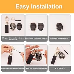 Koaudb Car Key Fob Cover for Chevy Traverse Tahoe