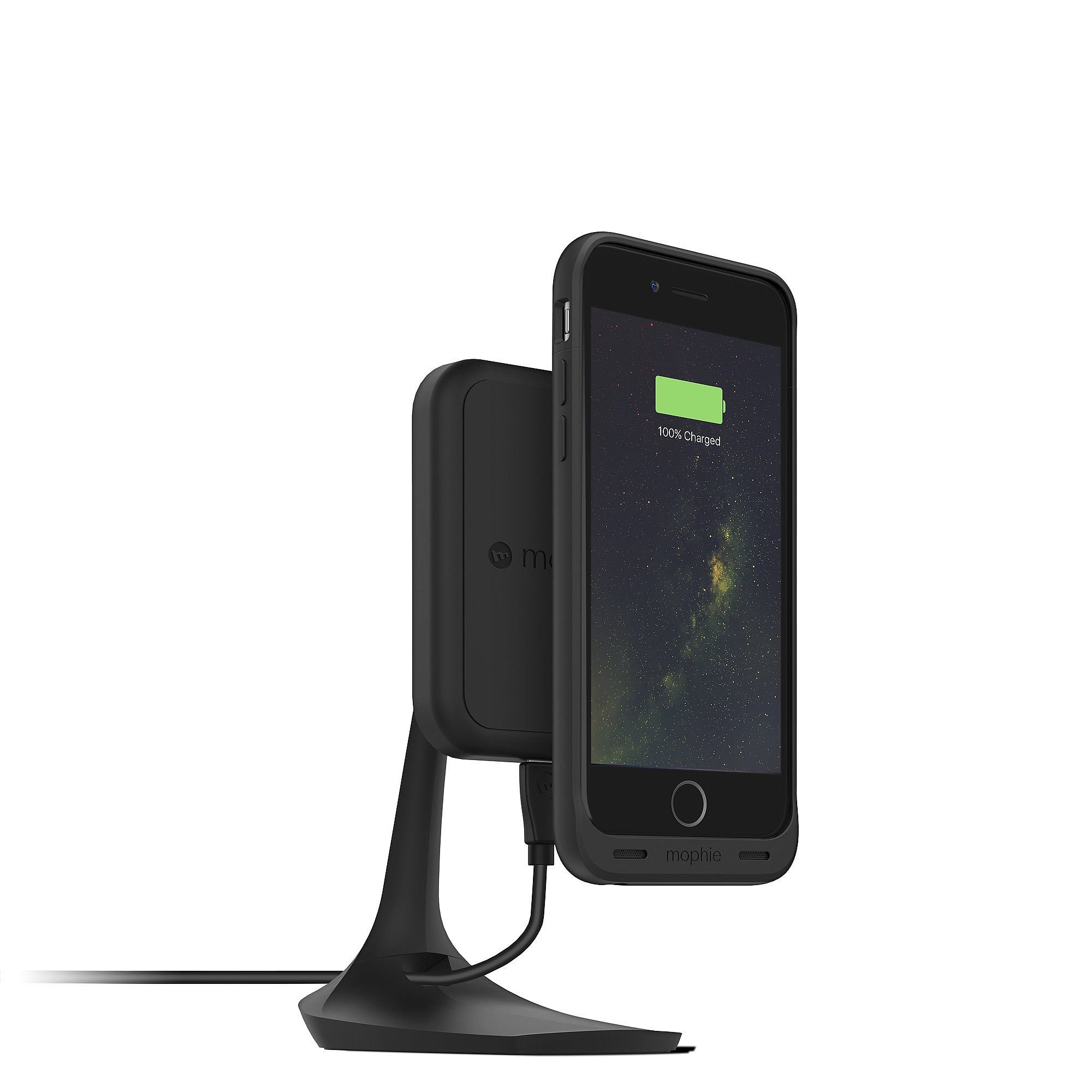 mophie Charge force Desk Mount black 3454_WRLS-DESK-BLK