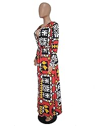 OLUOLIN Women's Casual African Geometric Patterns
