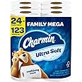 Charmin Ultra Soft Cushiony Touch Toilet Paper, 24 Family Mega Rolls = 123 Regular Rolls